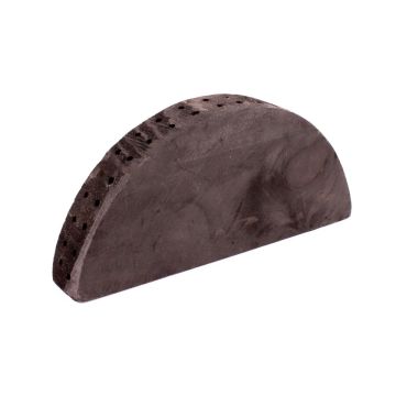 Holzständer MIKKEL für Trockenblumen, 40 Löcher, schwarz, 25x4x11cm