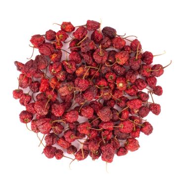 Getrocknete runde Chilis ANNELIESE, rot, Ø1-3cm, 200g