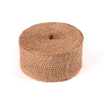 Sackleinen Jute Band KALF, natur, 20m, 5cm Sackleinen Jute Band KALF, natur, 20m, 5cm