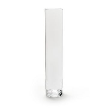 Zylindervase Glas SANSA FIRE, klar, 50cm, Ø10cm