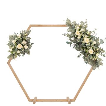 Hochzeitszauber Traubogen Blumengestecke - Kundenwunsch von Geraldine Hochzeitszauber Traubogen Blumengestecke - Kundenwunsch von Geraldine