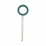 OASIS Nasssteckmasse Ring ALECA auf Bioline Holzstab, grün, 4,5cm, Ø30cm