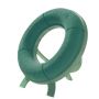 OASIS Nasssteckmasse Kranz BRONNY, EcoBase Hartschaumboden, Holzständer, grün, 8cm, Ø42cm