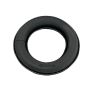 OASIS Black Ideal Nasssteckschaum Ring RAJKA, Biolit Altpapier Schale, schwarz, 3,5cm, Ø18cm
