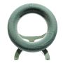 OASIS Nasssteckmasse Ring BLAINE, EcoBase Hartschaumboden, Holzständer, Drahtgitter, grün, Ø52cm
