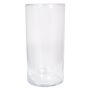 Tischlicht SANYA OCEAN, Glas, Zylinder, transparent, 30cm, Ø15cm