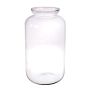 Blumenvase WILLIE aus Glas, recycelt, transparent, 41cm, Ø23cm