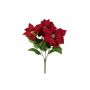 Kunstblume Weihnachtsstern WALERIA auf Steckstab, rot, 50cm