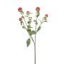 Künstlicher Zweig Kugelamarant DREWON, rot, 65cm