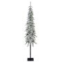 Künstlicher Tannenbaum Hochstamm MOLDE DELUXE, beschneit, LEDs, 180cm, Ø50cm
