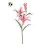 Künstliche Tigerlilie KRAWEL, Eco Collection, rosa-pink, 85cm