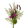 Kunstblumenstrauß Margerite Prachtspiere Schneeball LURZA, pink, 30cm