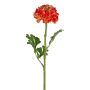 Kunstblume Ranunkel GRINTEL, orange, 45cm, Ø9cm