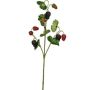 Kunstzweig Himbeere RAFAELLA mit Früchten, rot-schwarz, 50cm