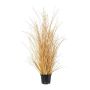Kunstgras Segge GORVA mit Rispen, beige-braun, 60cm