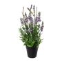 Kunstblumen Gesteck Lavendel ZELAV mit Salbei, Dekotopf, lila, 35cm