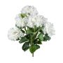 Kunstblume Hortensie VITROS, Steckstab, weiß, 50cm