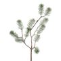 Dekozweig Tanne LUMVOR, gefroren, weiß, 55cm