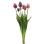 Künstlicher Tulpenstrauß Mix LONA, rosa-mauve, 45cm, Ø20cm