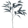 Dekozweig Mango WENLIAN, blau-grün, 75cm