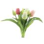 Künstlicher Tulpenstrauß Mix LONA, creme-rosa-pink, 30cm, Ø20cm