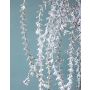 Künstlicher Rhipsalis Zweig HASAN, Glitzer, silber, 120cm