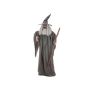 Halloween Dekoration Zauberer LUCARDIS mit Stock, Bewegungs- Soundfunktion, LEDs, 190cm