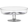 Glas Schüssel mit Fuß MICK, transparent, 10cm, Ø24,5cm