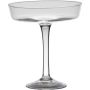 Glas Schüssel mit Fuß MICK, transparent, 21,5cm, Ø19cm