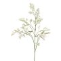 Feder-Spargel Zweig künstlich WATTENS, weiß-grün, 100cm