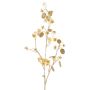 Satin Lunaria Zweig künstlich PINDUS mit Blüten, gelb-gold, 85cm