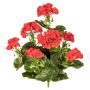 Deko Blume Geranie DOLKREN, Steckstab, crossdoor, rot, 40cm