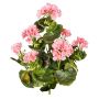 Deko Blume Geranie DOLKREN, Steckstab, crossdoor, rosa, 40cm