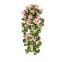 Deko Blume Geranien Hänger DOLKREN, Steckstab, crossdoor, rosa, 80cm