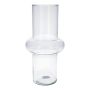 Blumen Vase ELSABEA, Glas, recycelt, klar, 31cm, Ø15,1cm