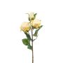 Kunstzweig Rose FREYDE, creme, 45cm, Ø4-5cm