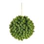 Künstliche Hopfen Kugel VALKIN mit Blüten, hängend, grün, Ø21cm