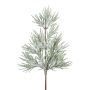 Kunstzweig Pinie GRAVEL, beschneit, weiß-grün, 40cm