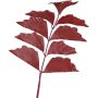 Palmenwedel Kunststoff Fischschwanzpalme MANDEW, rubinrot, 80cm