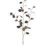 Kunstzweig Eukalyptus PLOHIN, Glitzer, violett, 95cm