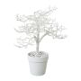 Künstlicher Baum Buche BONKA, laublos, Dekotopf, weiß, 28cm