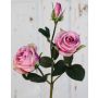 Kunstrosen Zweig DELILAH, rosa, 55cm, Ø6cm