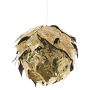 Kunst Ilex Kugel NAMAKA, gold, Ø15cm