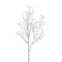 Dekozweig Koralle ZORVEK, gefroren, weiß-braun, 70cm