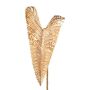 Künstliches Blatt Colocasia ROSAKIN, metallic-gold, 105cm