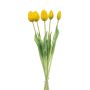 Künstlicher Tulpenstrauß LONA, gelb-grün, 45cm, Ø17cm