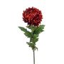Kunstblume Chrysantheme LAZO, orange-rot, 75cm