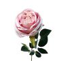 Kunstblume Rose CHERLEN, rosa-creme, 65cm, Ø10cm