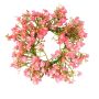 Schleierkraut Kunstpflanze Kranz LITAGO, rosa-pink, Ø20cm
