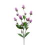 Deko Blumenzweig Kugelamarant THUSNELDA, lila, 70cm